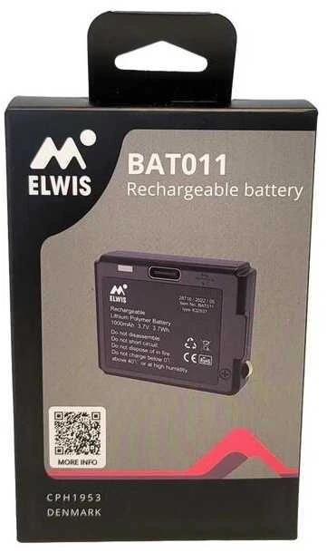 Elwis Lighting Akumuliatorius 832937 3.7V 1000mAh 3.7Wh Li-Po ELWIS BAT011