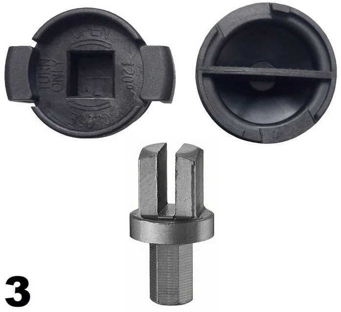 Force Alyvos plastikinių kamščių raktų rinkinys 4 dalių