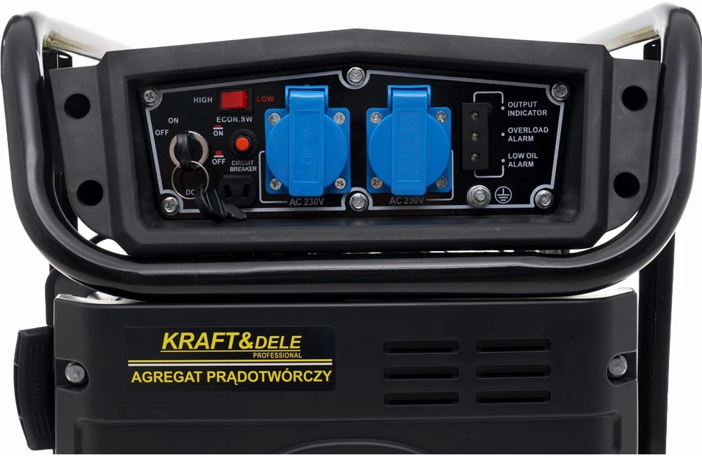 Kraftdele Benzininis elektros generatorius inverterinis 4.8kW 230V 50Hz