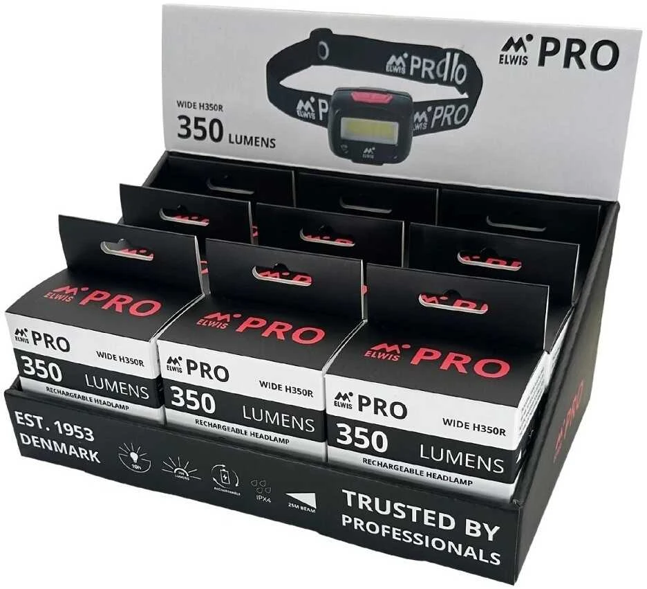 Elwis Lighting Prožektorius ant galvos 5W COB LED 350lm 1200mAh ELWIS WIDE H350R