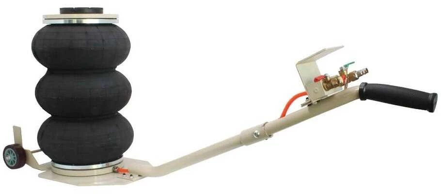 Satra Domkratas pneumatinis su ratukais 3T 145-400mm