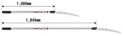 Teleskopinis pjūklas su lenkta geležte 330mm SAMURAI ICHIBAN GC