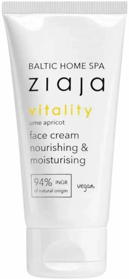 Ziaja Kremas veidui Drėkinamasis ir maitinamasis Baltic Home Spa Vitality, 50 ml