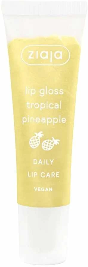 Ziaja Bálsamo Labial Con Brillo Tropical Pineapple, 12 ml