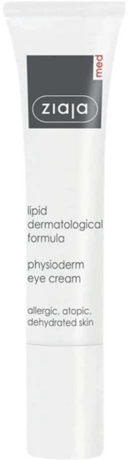 Ziaja Paakių kremas su lipidais, fizioderminis drėkinamasis Med, 15 ml.