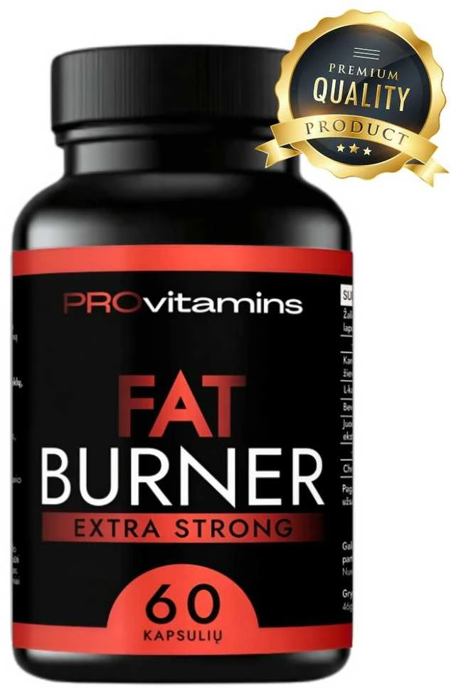 PROVITAMINS riebalų degintojas EXTRA STRONG (60 kaps.)