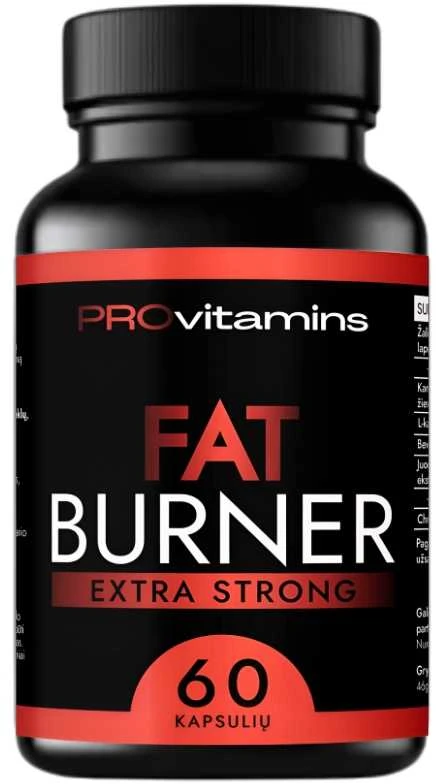 PROVITAMINS riebalų degintojas EXTRA STRONG (60 kaps.)
