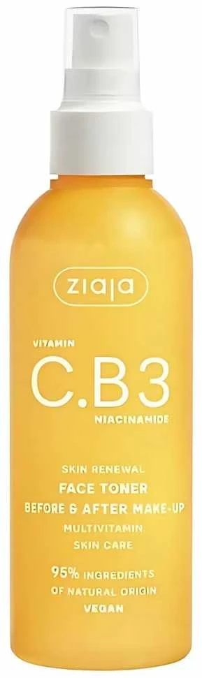 "Ziaja" vitamino C B3 niacinamido šviesinantis veido tonikas 1 120ml