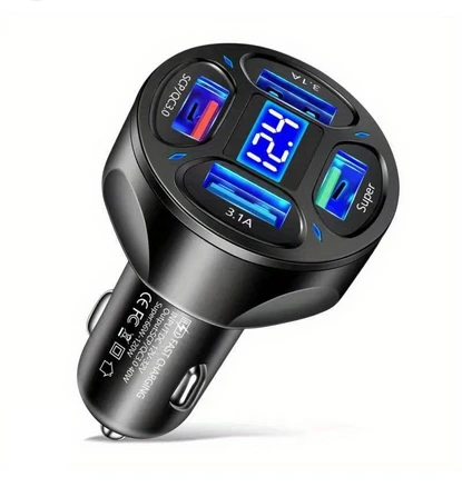 120W 4 USB kroviklis