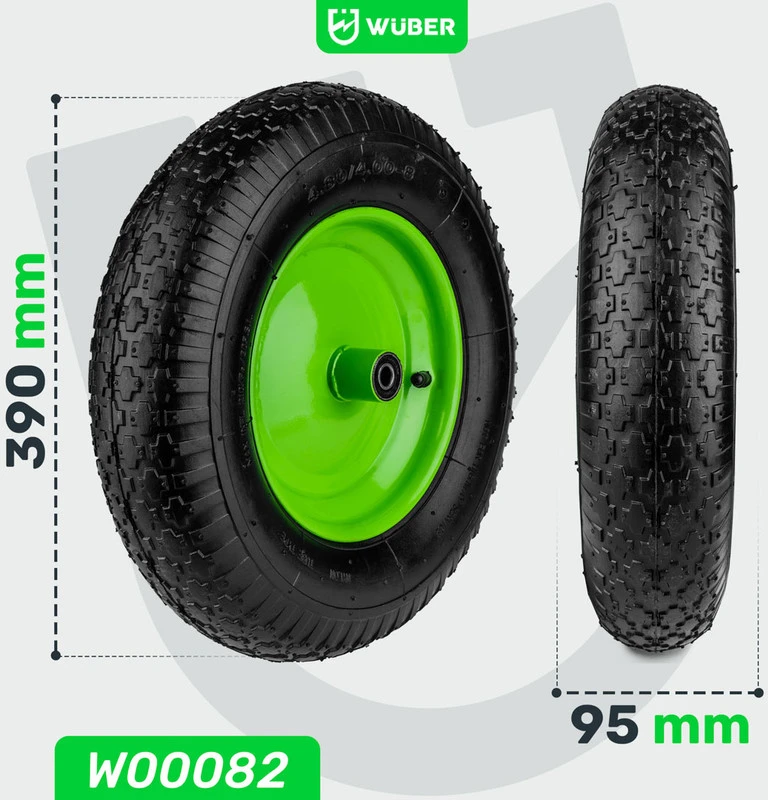 15 colių karučio ratas 250 kg, Wuber