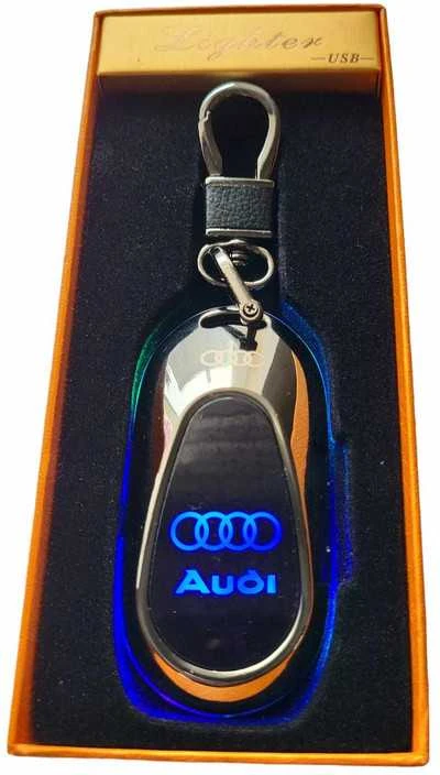 Raktų pakabukas su apšvietimu ir žiebtuvėliu- Audi
