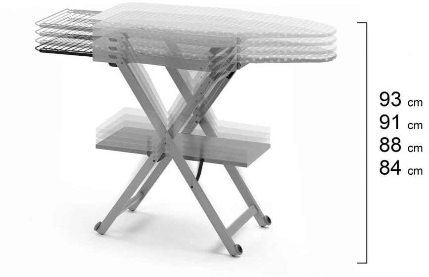 Arredamenti Italia ARREDAMENTI STIROCOMODO Lyginimo lenta - 135 x 45 cm, ruda