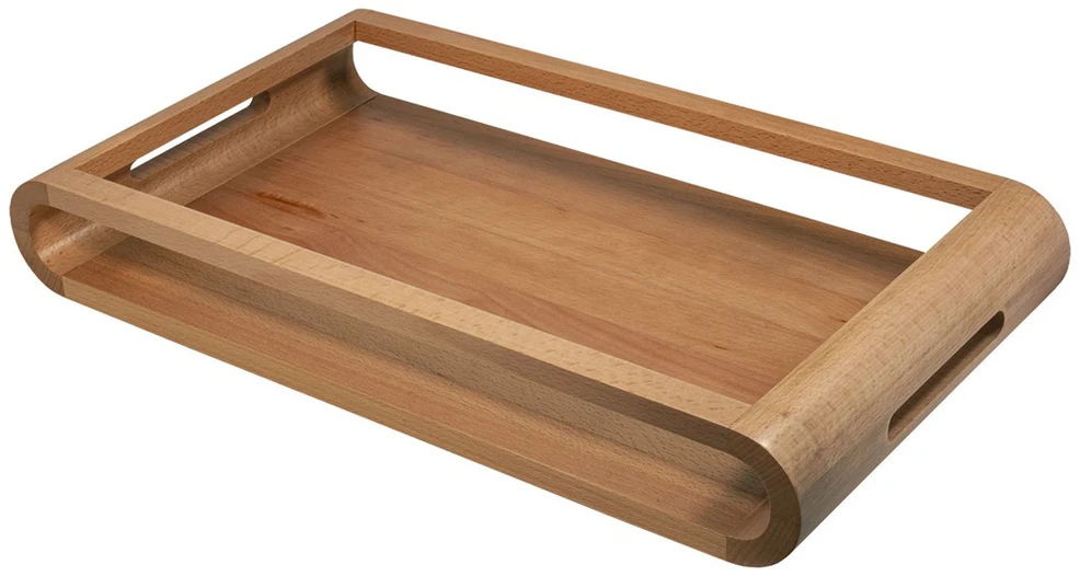 ARTELEGNO VASD dvipusis buko medienos padėklas 27 x 49 cm