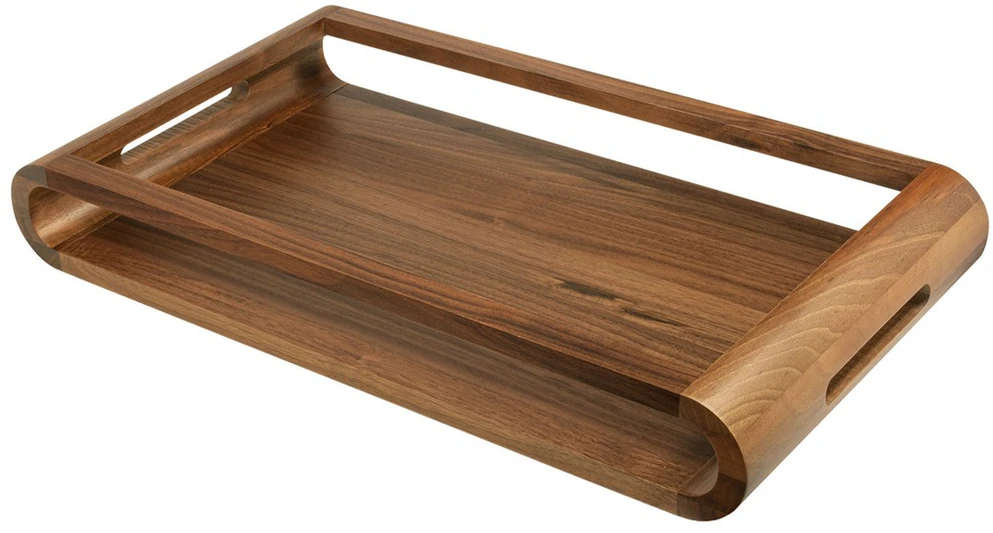 ARTELEGNO VASD dvipusis graikinių riešutmedžio medienos padėklas 27 x 49 cm