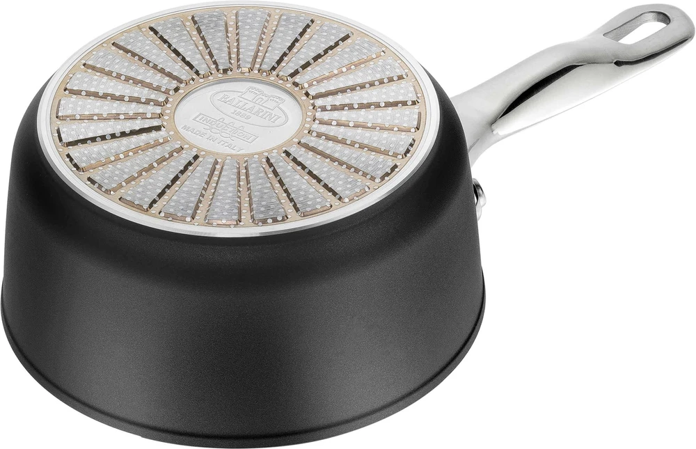 Puodas - BALLARINI Alba Titanium 1,4 L Apvalus Juodas