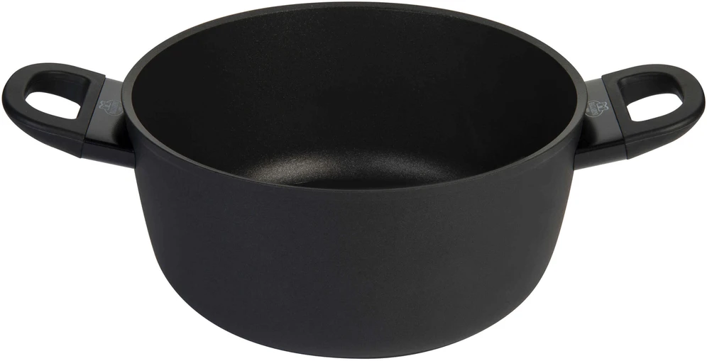 BALLARINI 75002-921-0 apvalus juodas puodas