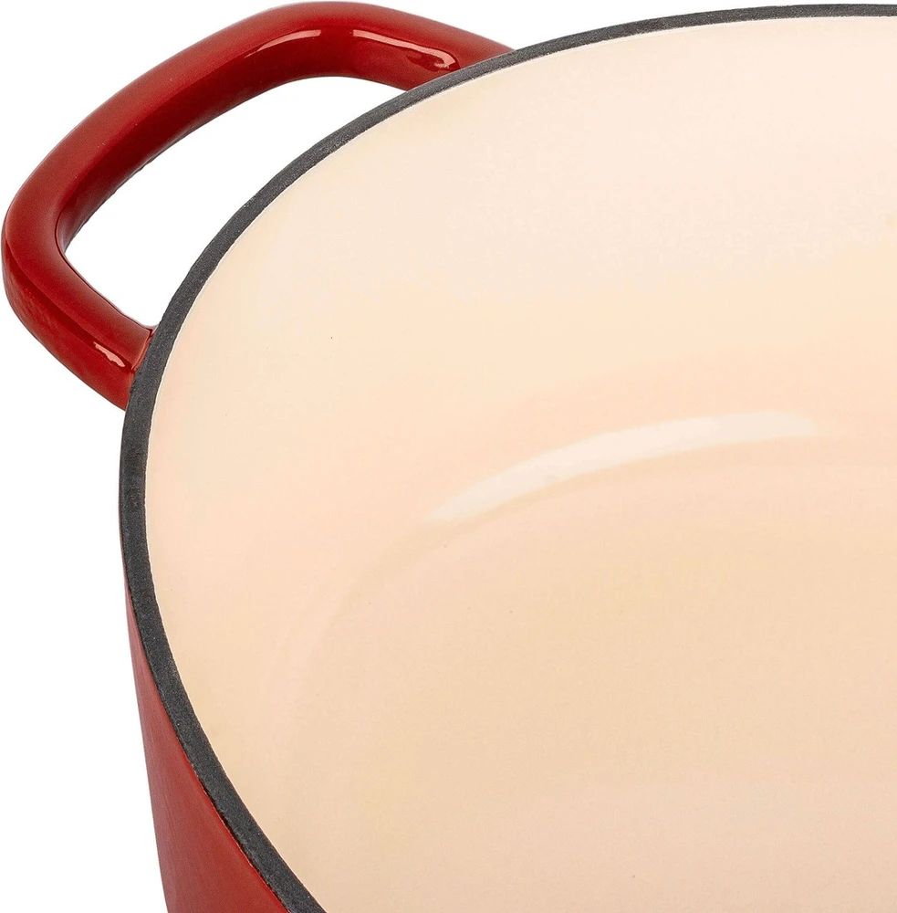 Ketaus puodas BALLARINI BELLAMONTE, 4.5 L, raudonos spalvos