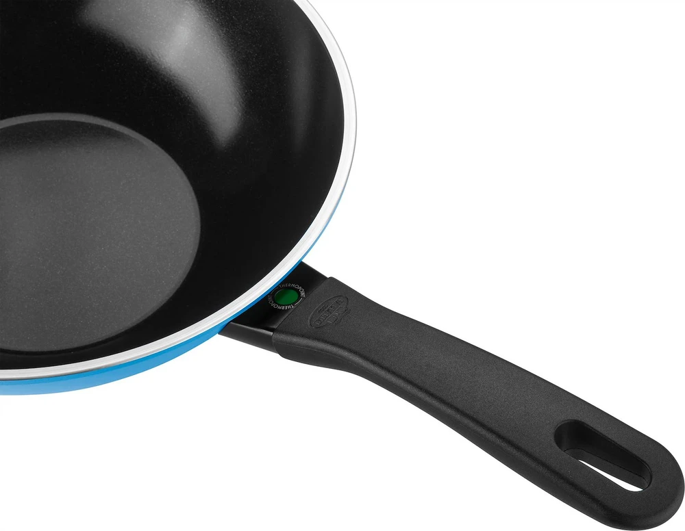 Ballarini Caprera Wok 28 cm mėlynas