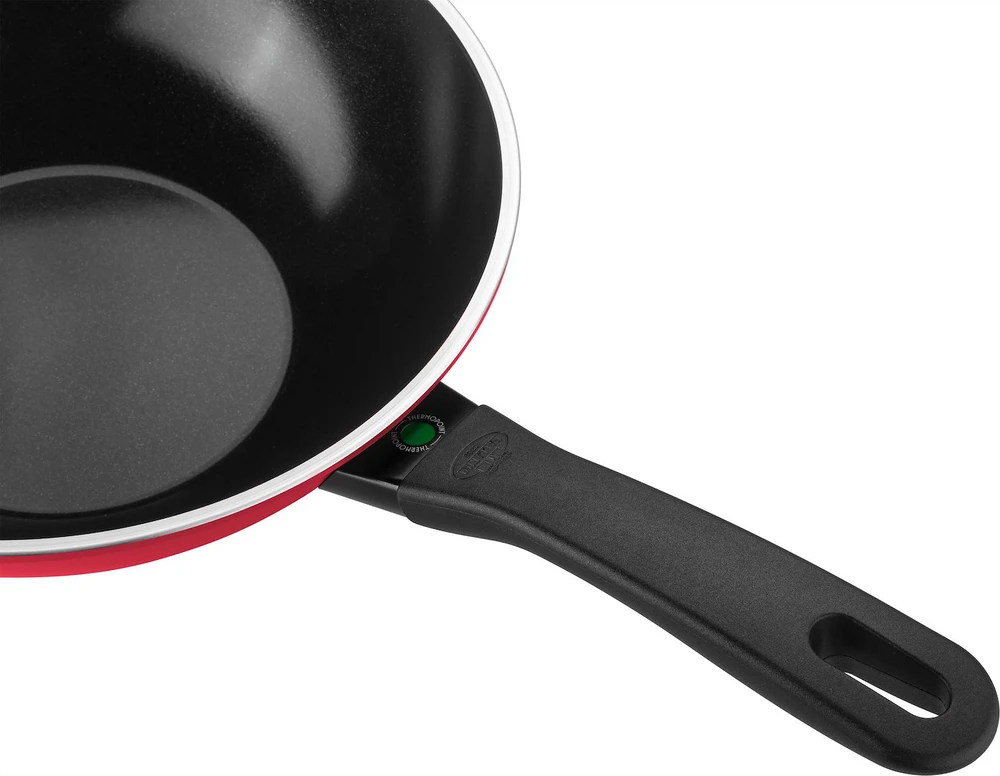 BALLARINI CAPRERA Wok 28 cm raudonas