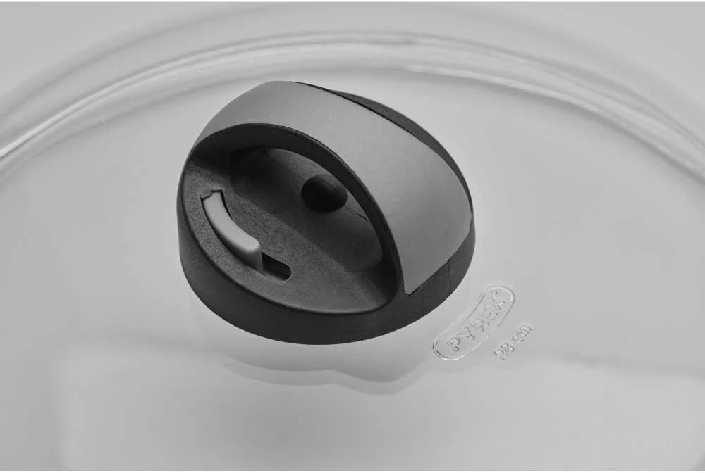 BALLARINI stiklinis dangtis su garų reguliatoriumi 26 cm 334902.26