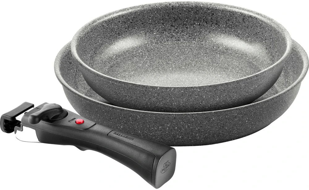 Keptuvių rinkinys Bellarini Toree, 24 + 28 cm, su viena nuimama rankena