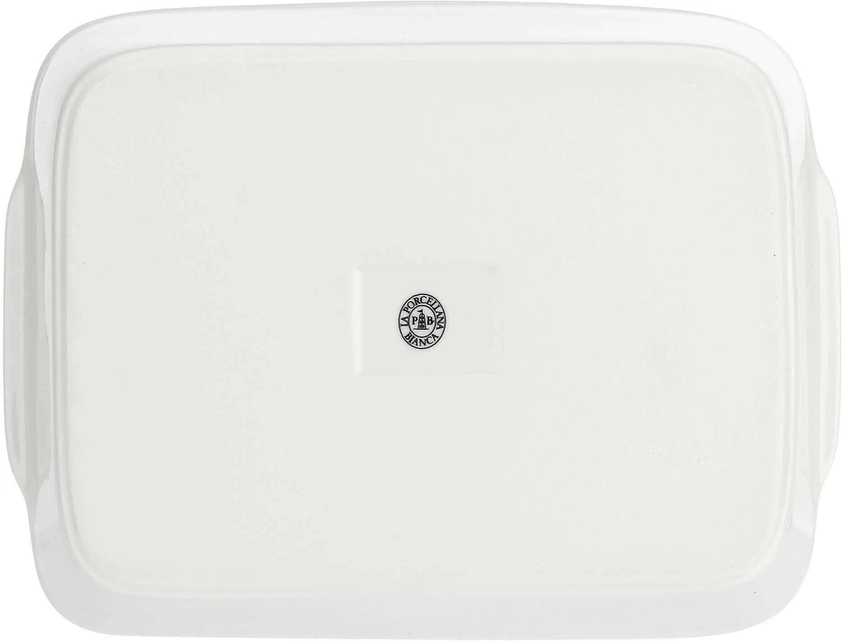 La Porcellana Bianca Baltas PORCELIANAS ANGHIARI Lazanijos indas 30 x 22 cm