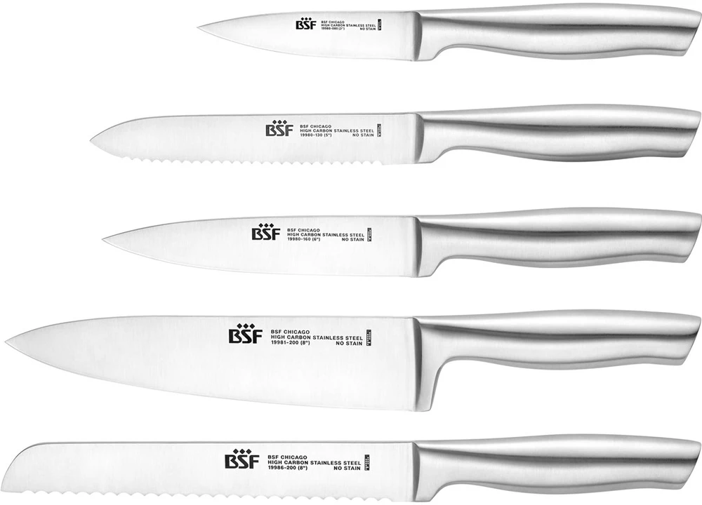 Zwilling Carruzzo BSF CHICAGO Peilis rinkinys, 5 vnt. kaladėlėse