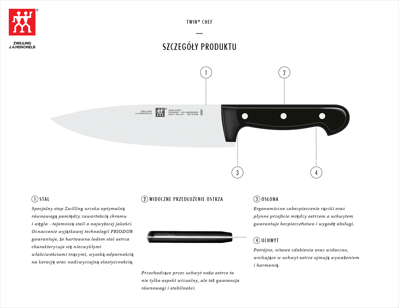 ZWILLING TWIN CHEF 3 peilių rinkinys aprašymas - Prekės nuotrauka ZWILLING TWIN CHEF 3 peilių rinkinys aprašymas - Prekės nuotrauka