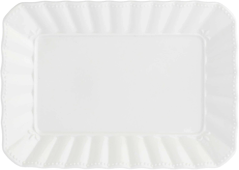 La Porcellana Bianca DUCAL Baltas PORCELINAS Stačiakampis padėklas 35 x 26 cm