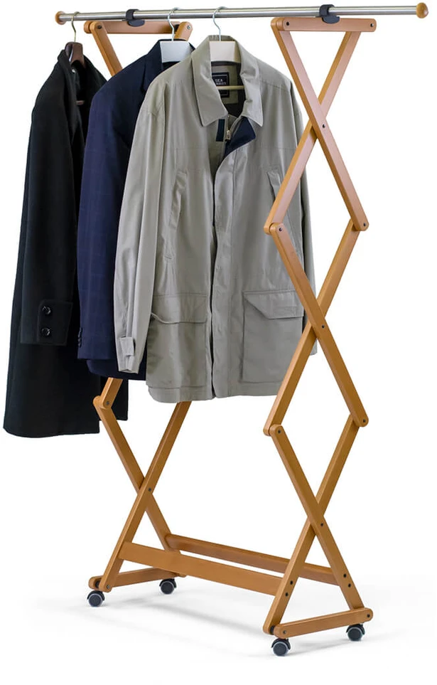 Arredamenti Italia ARREDAMENTI FELIX Drabužių kabykla - 140 x 32 cm, Ruda