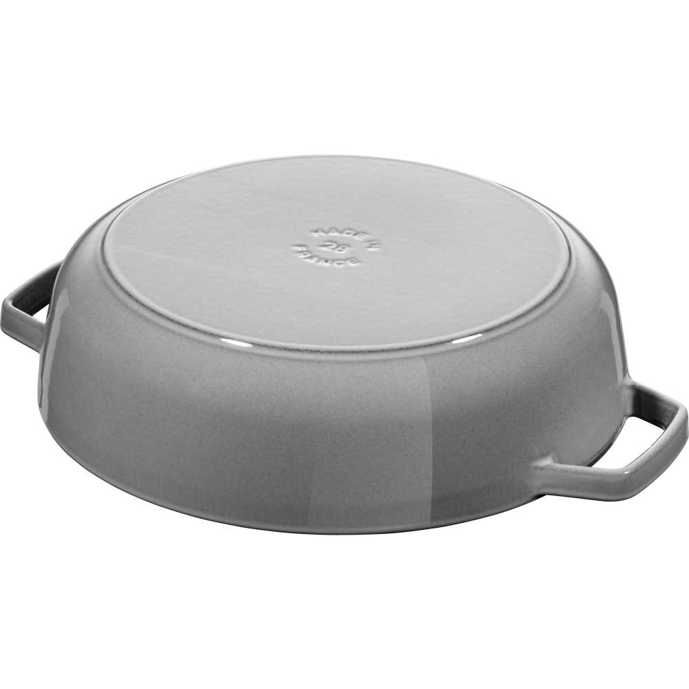 Staub - Daugiafunkcinė keptuvė kepimui - grafito pilkumo - 24 cm