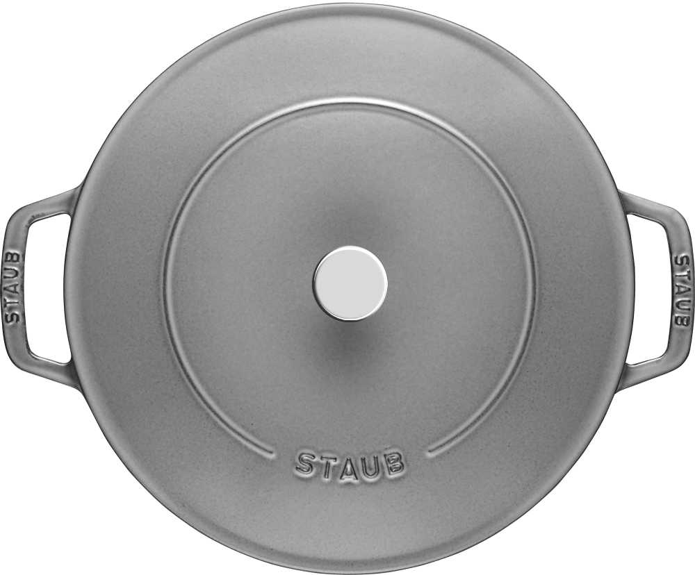 Staub - Daugiafunkcinė keptuvė kepimui - grafito pilkumo - 24 cm