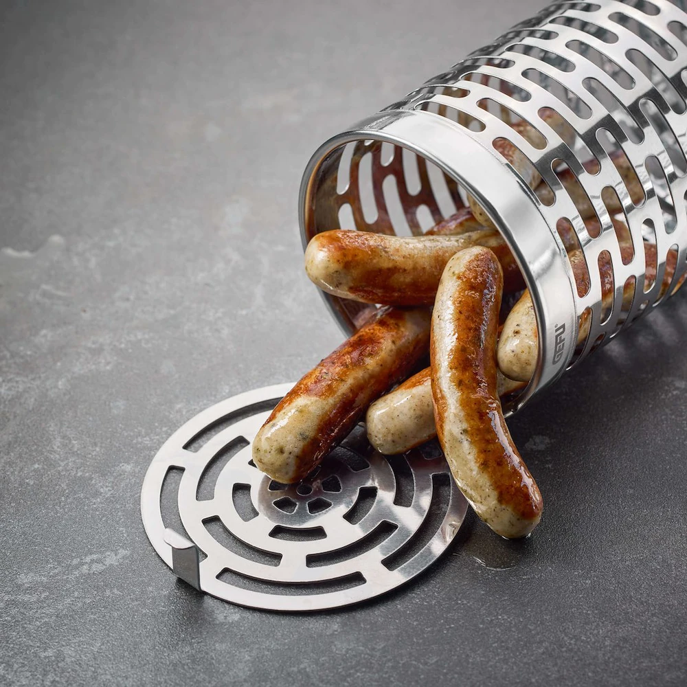 GEFU BBQ Deluxe besisukantis kepsninės krepšelis - 30,5 cm