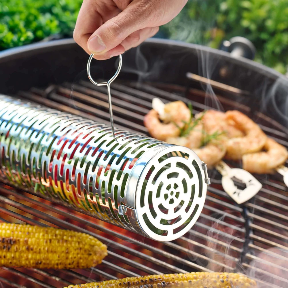 GEFU BBQ Deluxe besisukantis kepsninės krepšelis - 30,5 cm