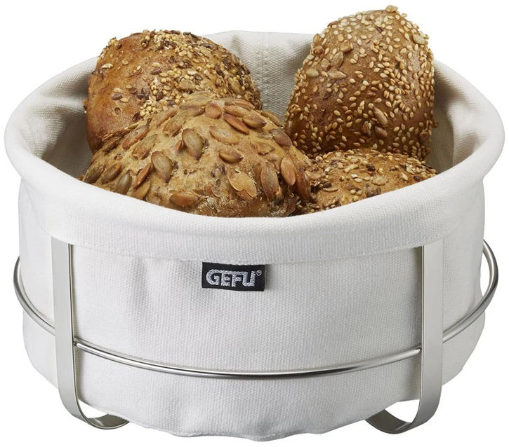 Gefu BRUNCH duonos krepšelis, baltas Gefu