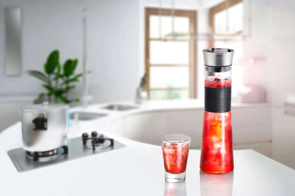 GEFU CASCADA wine decanter 1 L Plastic, Nerūdijantis plienas