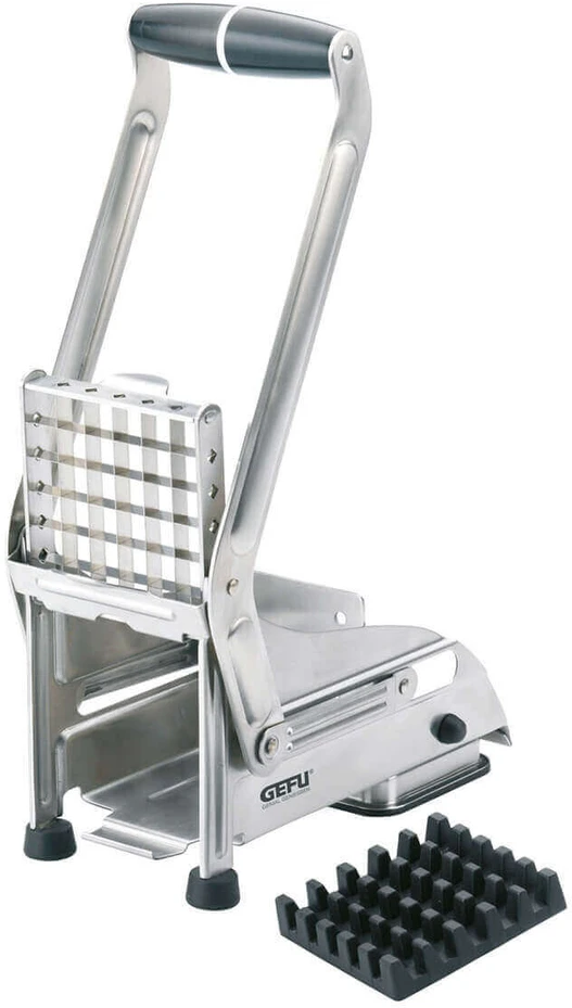 Virtuvinis Slicer - GEFU 13750 Rankinis Nerūdijančio Plieno Šalotų Slicer 1.2 cm