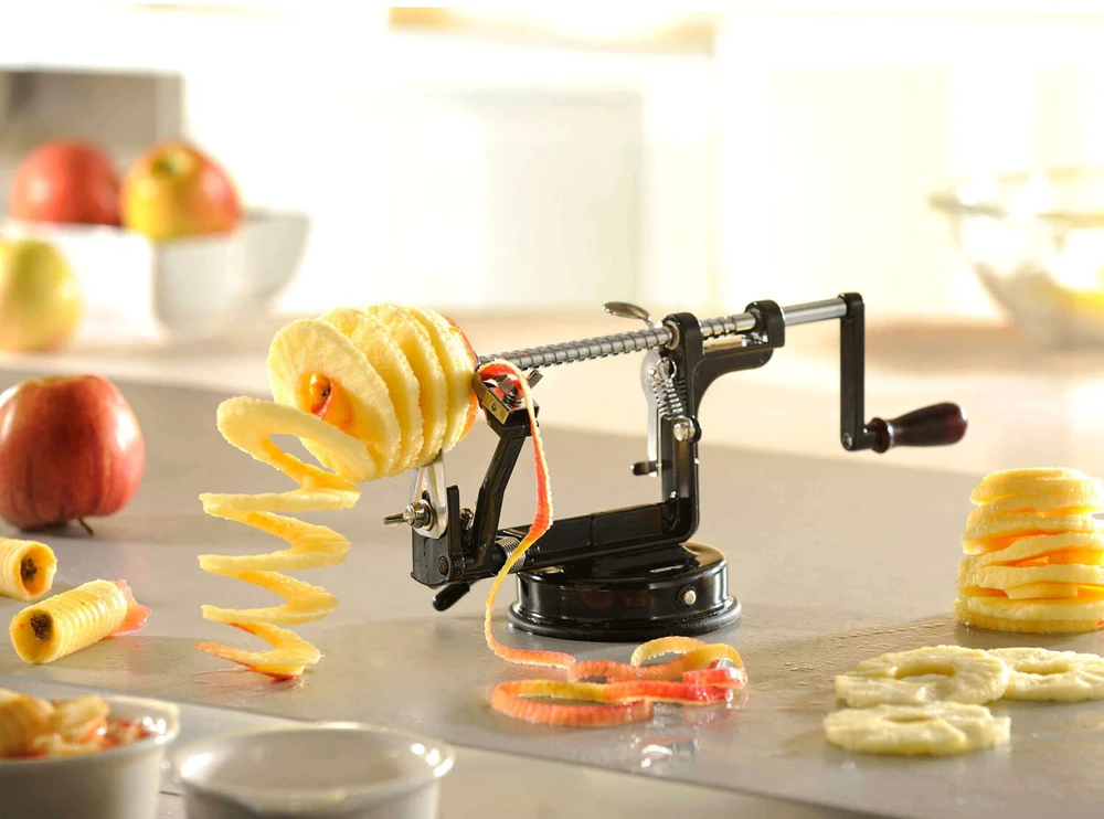 GEFU 13560 peeler Fruits & vegetables Mechanical peeler Juodas, Nerūdijantis plienas
