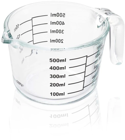 GEFU DIMENSO Puodelis su miarką 500 ml