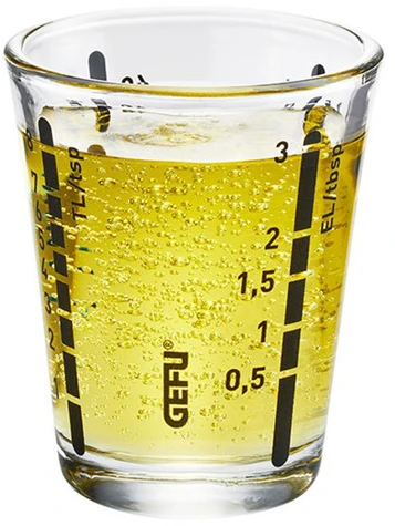GEFU MESSI matavimo taurelė 40 ml