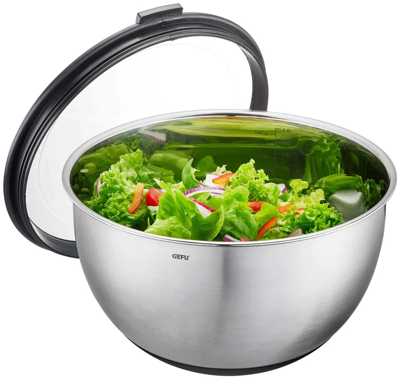 SET OF 2 BOWLS WITH LID GEFU MUOVO G-35055