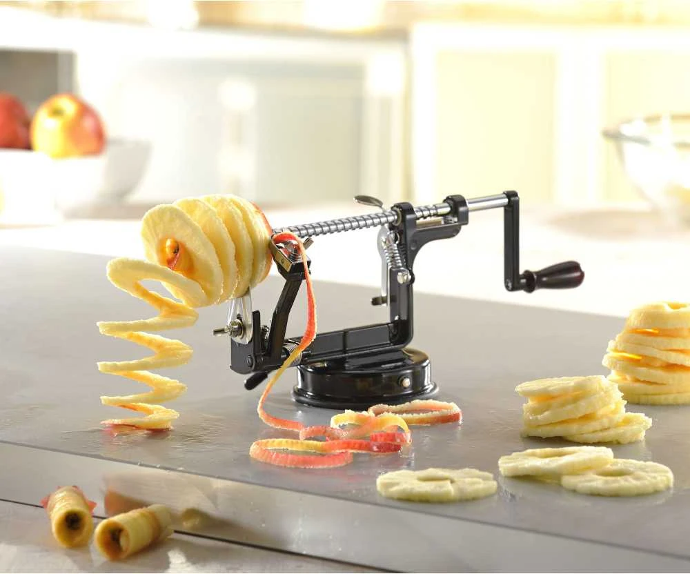 GEFU 13560 peeler Fruits & vegetables Mechanical peeler Juodas, Nerūdijantis plienas