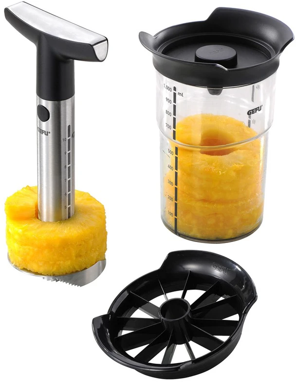 GEFU Professional Plus rankinė pjaustyklė, juoda, sidabrinė
