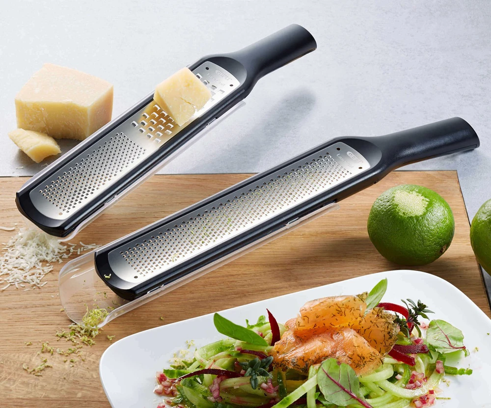 Gefu Grater RAFINO, 2 Gefu peiliukai