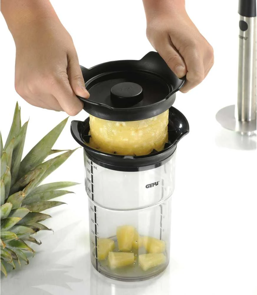 GEFU Professional Plus rankinė pjaustyklė, juoda, sidabrinė