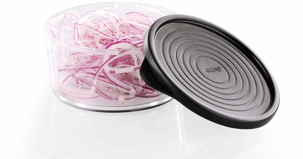 GEFU Spiralfix pjaustyklė Rankinis Juoda, Permatomas Nerūdijančiojo plieno