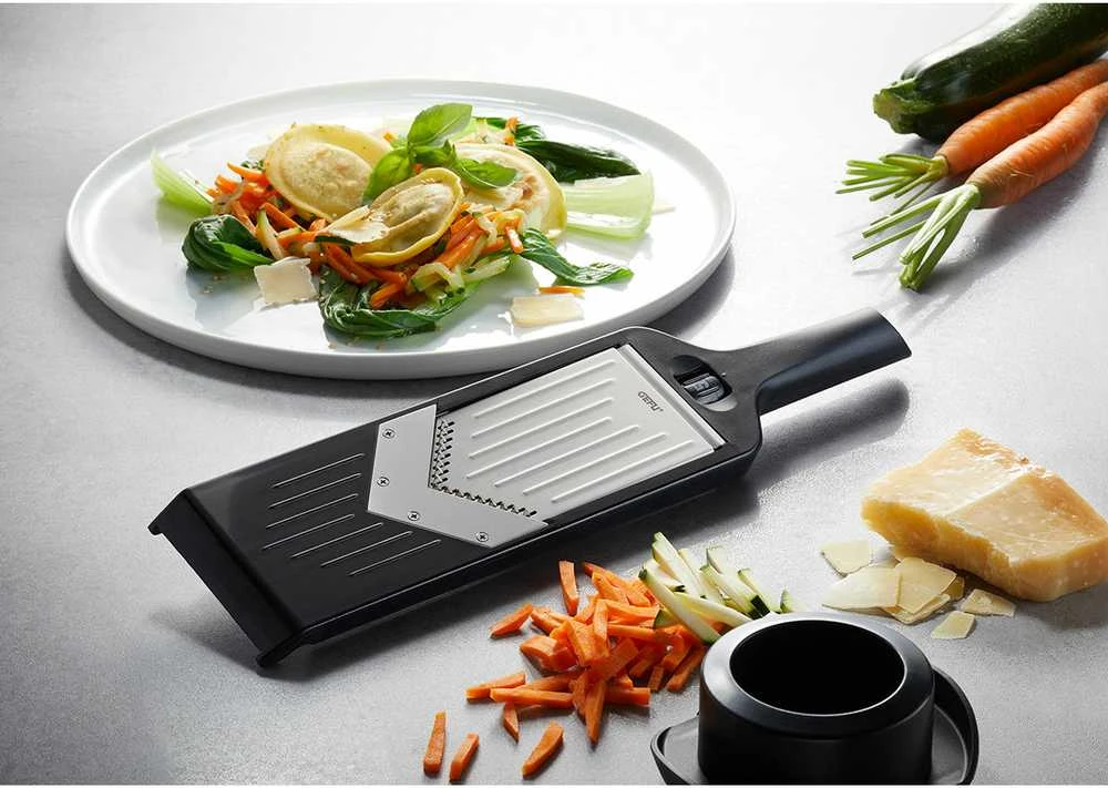 GEFU Julienne VIOLI 2.0 slicer Manual Juodas ABS synthetics, Nerūdijantis plienas
