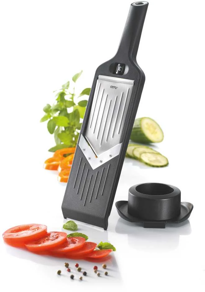 GEFU VIOLI slicer Manual Juodas ABS synthetics, Nerūdijantis plienas