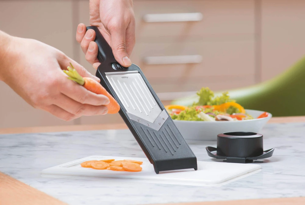 GEFU VIOLI slicer Manual Juodas ABS synthetics, Nerūdijantis plienas