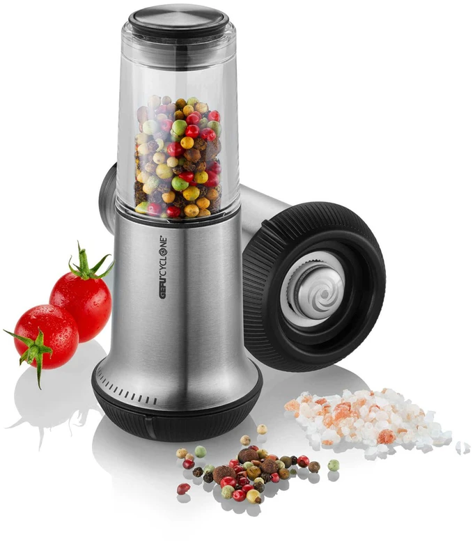 GEFU X-PLOSION® druskos ir pipirų malūnėlis M, sidabrinė